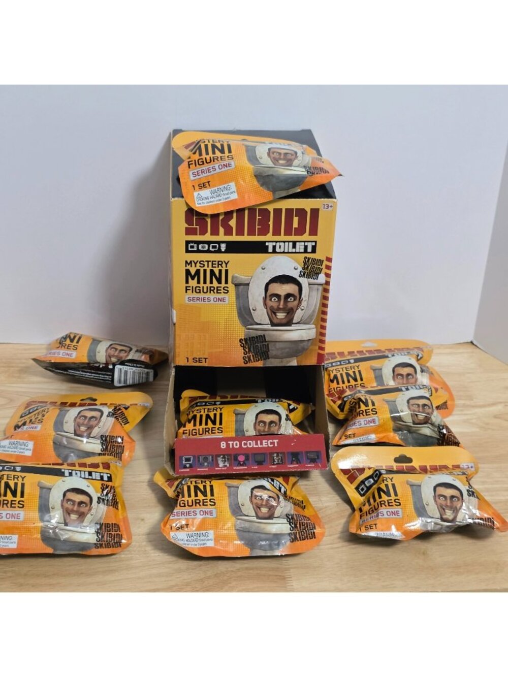 Lot of 9 New & Retail/display Box Skibidi Toilet Mystery Mini Figure Series 1